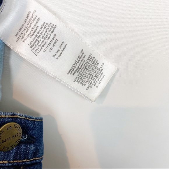 Current Elliott Easy Stiletto in Love Destroy Jeans 26 - Picture 10 of 12